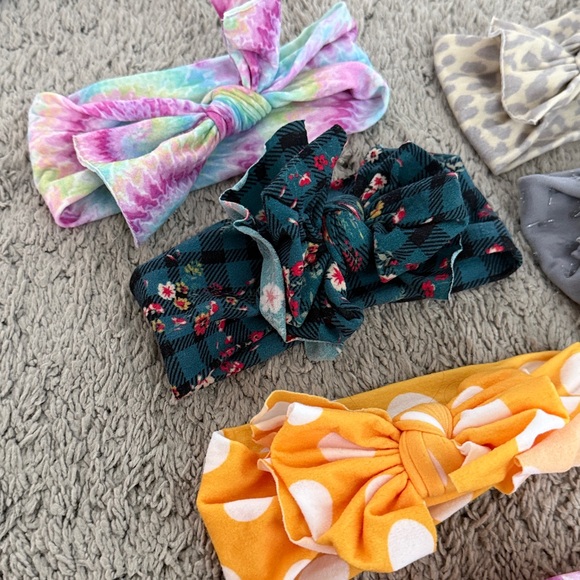 Set of 10 BABY BLING Colorful Headbands - Picture 2 of 5